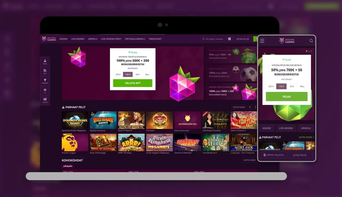 Malina casino Képernyőkép 3
